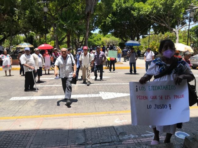 La Jornada Maya Yucatán Cecilia Abreu Ejidatarios de Yaxnic se